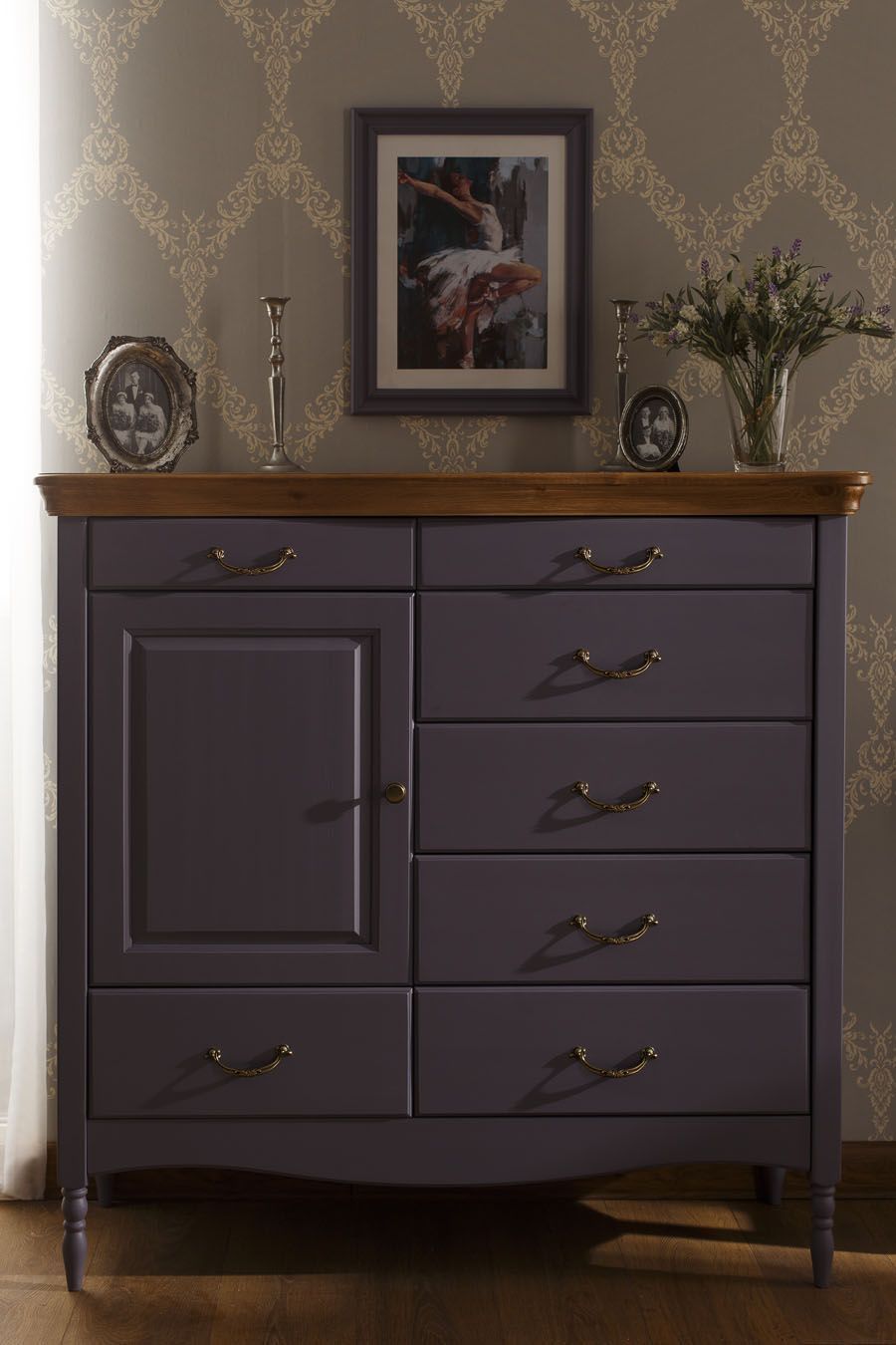 Комод Айно №4 (7 ящиков 1 дверь) Комод Айно №4 (7 ящиков 1 дверь)