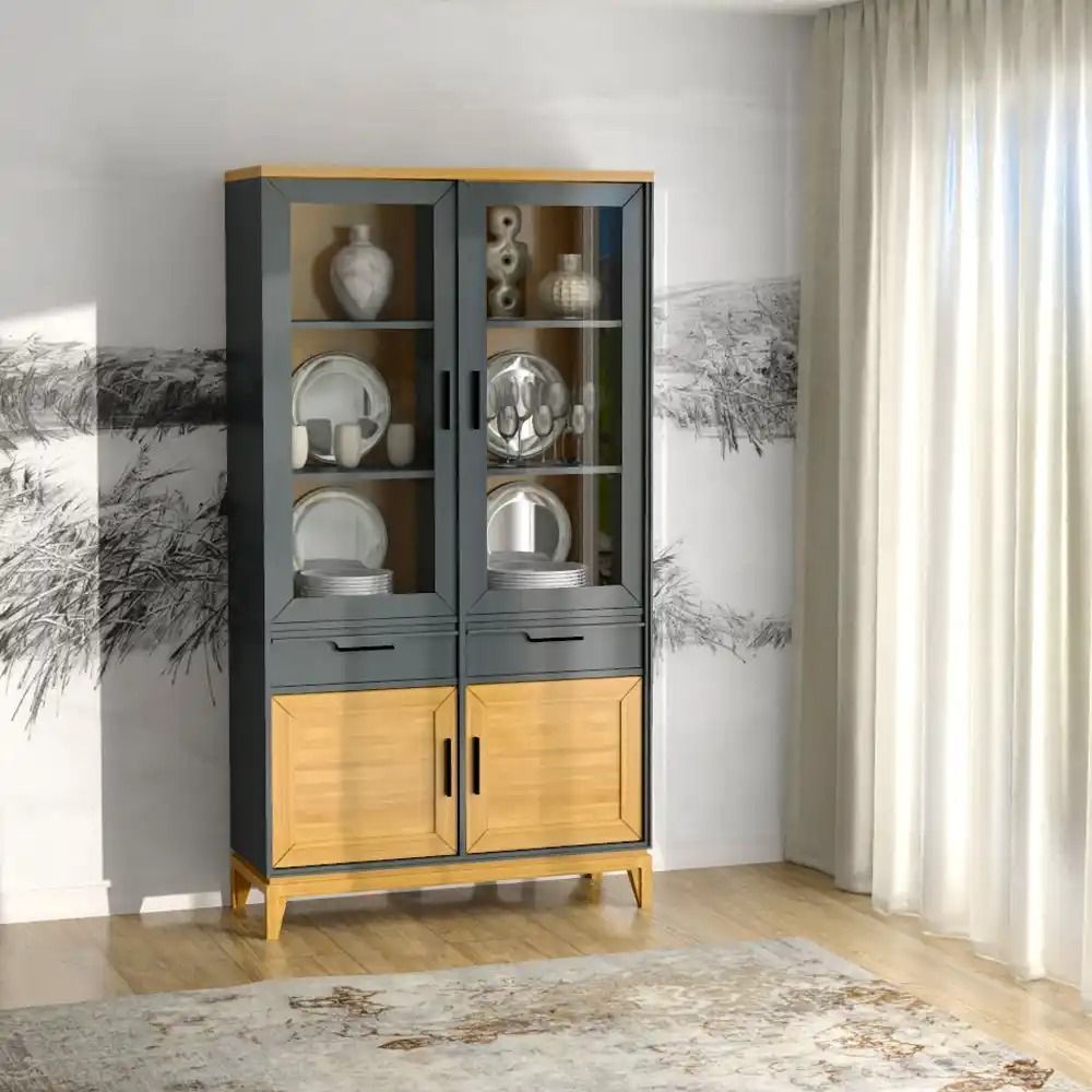 Шкаф с дверцами и ящиками для посуды 222 Гранада