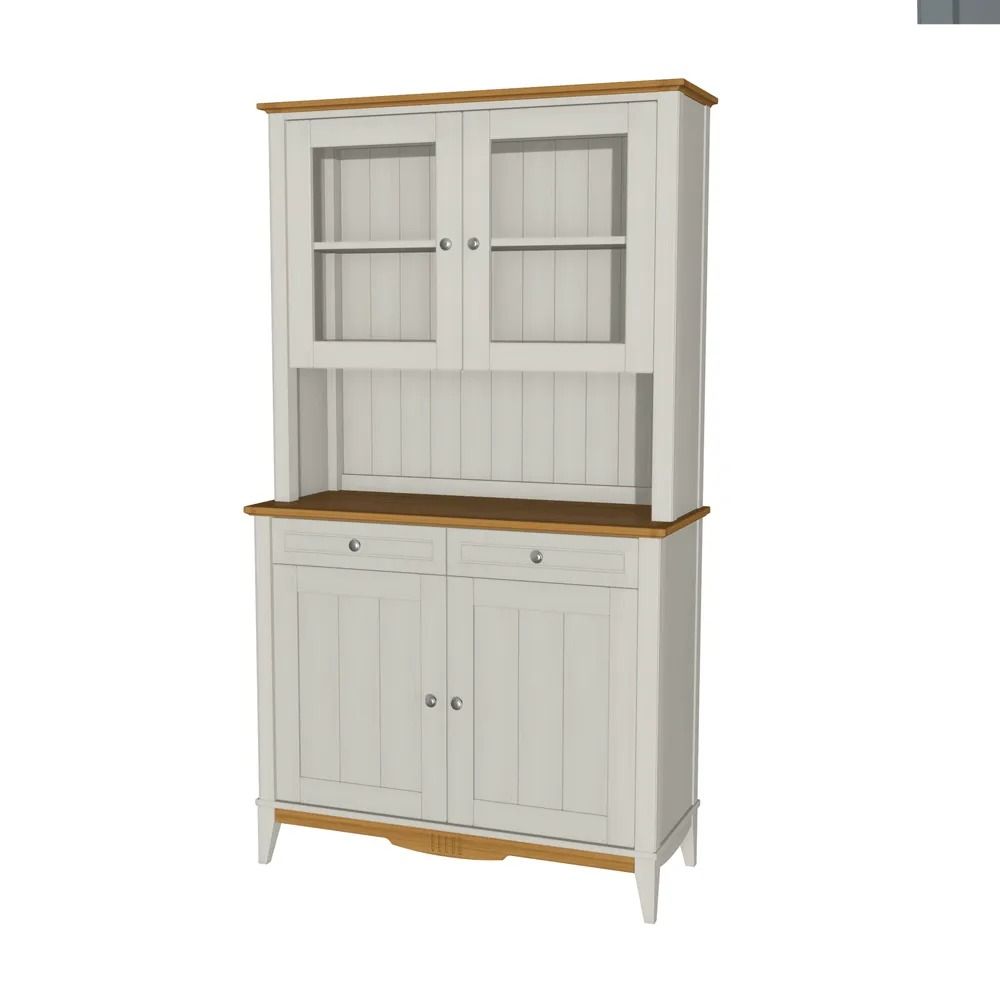 Комод буфета из дерева Пенни 2 двери 2 ящика