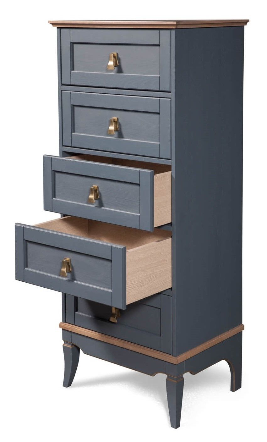 Комод Тельма высокий 5 ящиков ГМ 6563-11