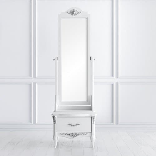 Напольное зеркало Silvery Rome S143-K00-S