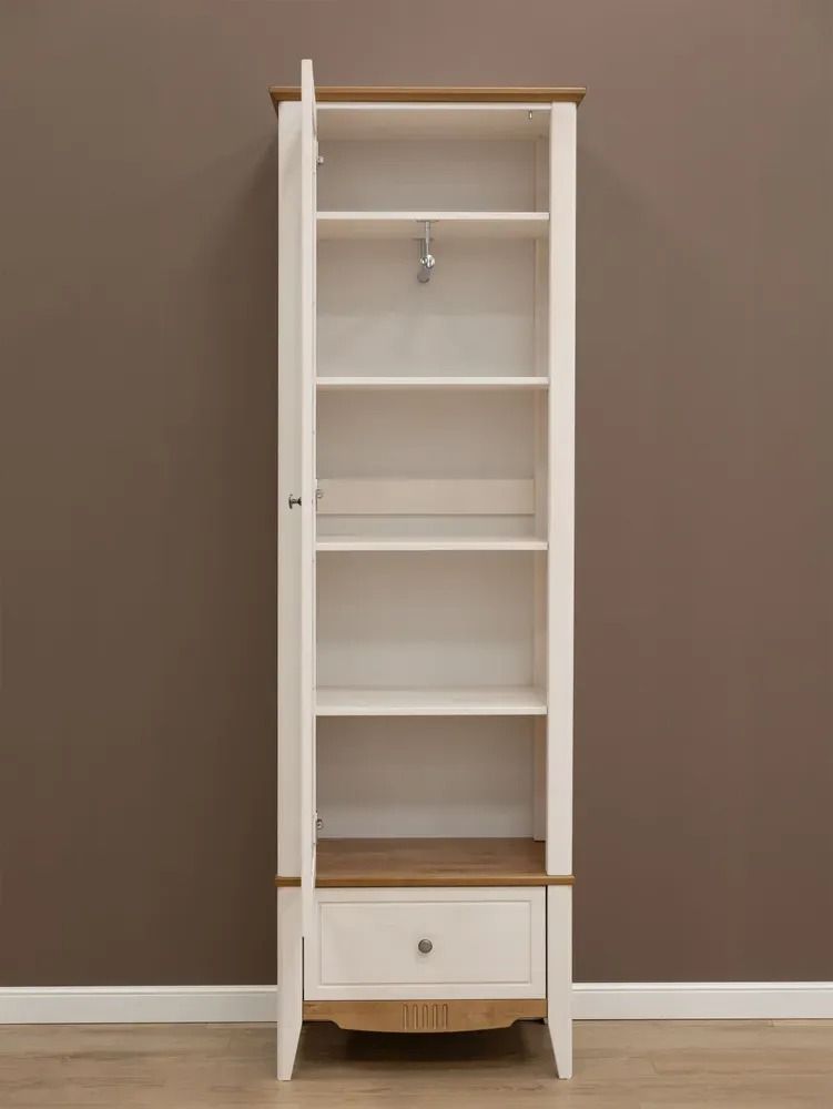 Шкаф для прихожей/белья Пенни с зеркалом