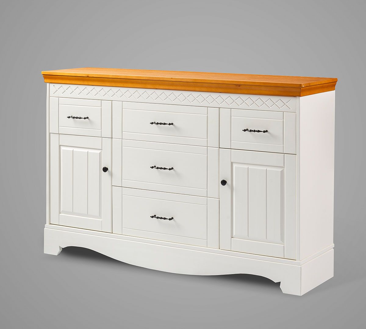 Комод Дания №7 (5 ящиков, 2 двери)