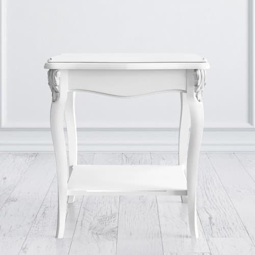 Столик квадратный Silvery Rome S113-K00-S