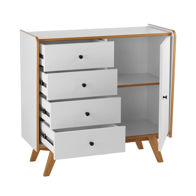 Тумба 1 дверь 4 ящика Винтаж 30014