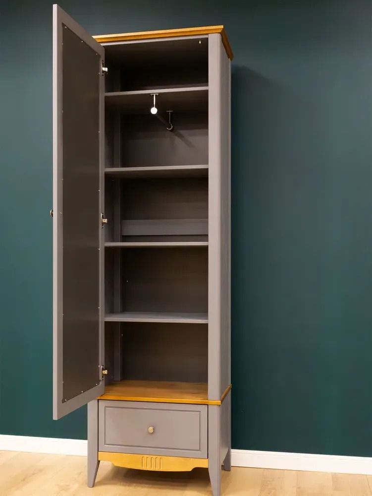 Шкаф для прихожей/белья Пенни с зеркалом