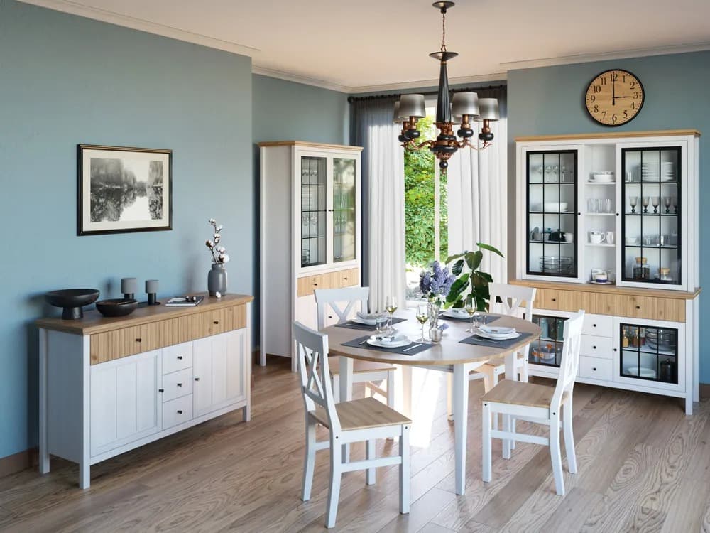 Надстройка буфета Сканди 223СТЧ со стеклом