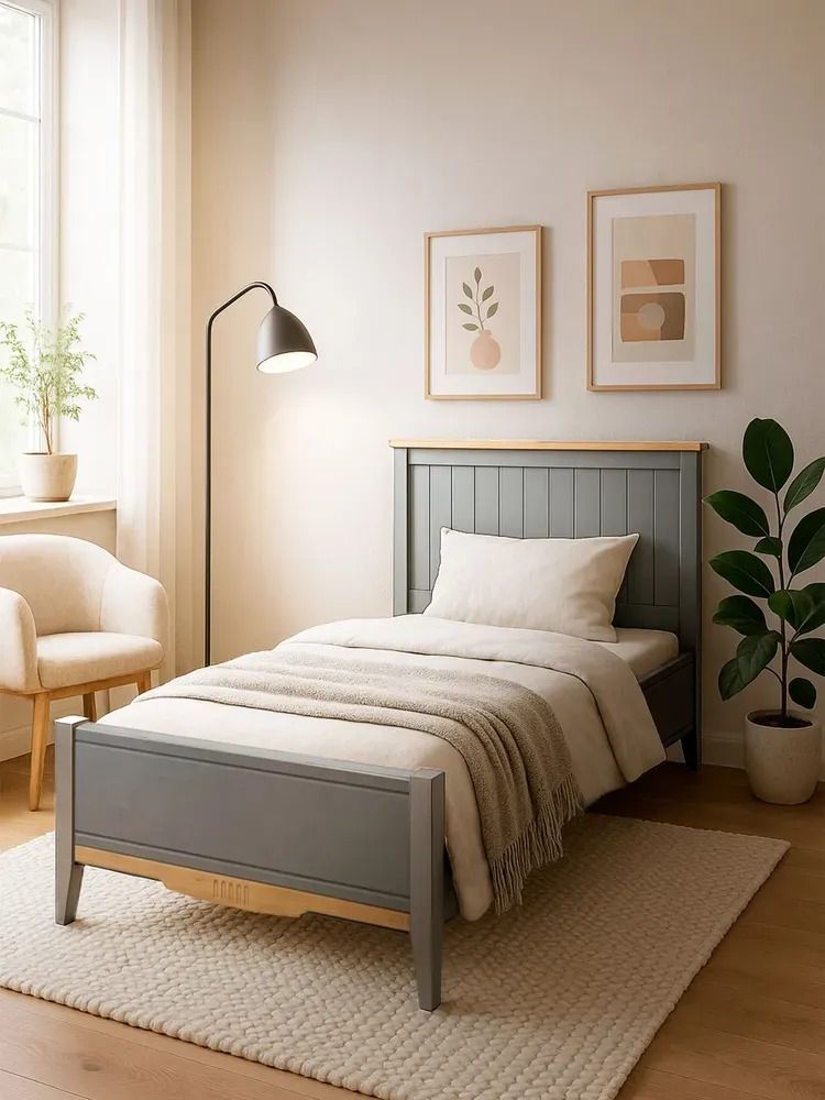 Кровать массив сосны односпальная Пенни 900х2000