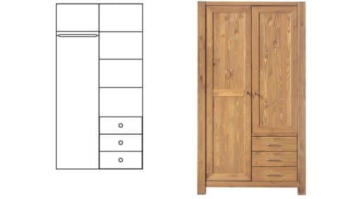 Шкаф Фьорд 113 0161