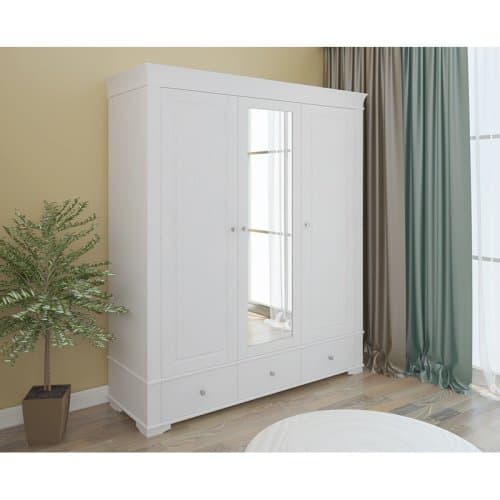 Шкаф 3-х дверный с зеркалом Бейли 87401