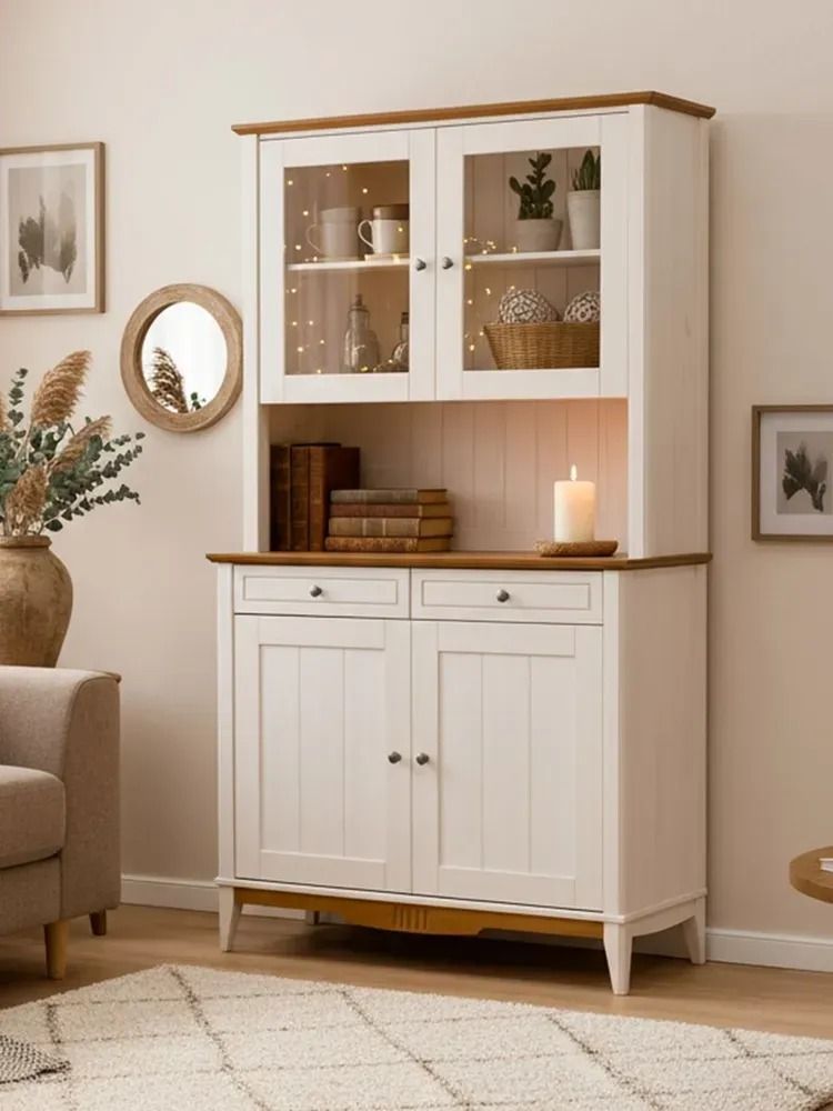 Комод буфета из дерева Пенни 2 двери 2 ящика