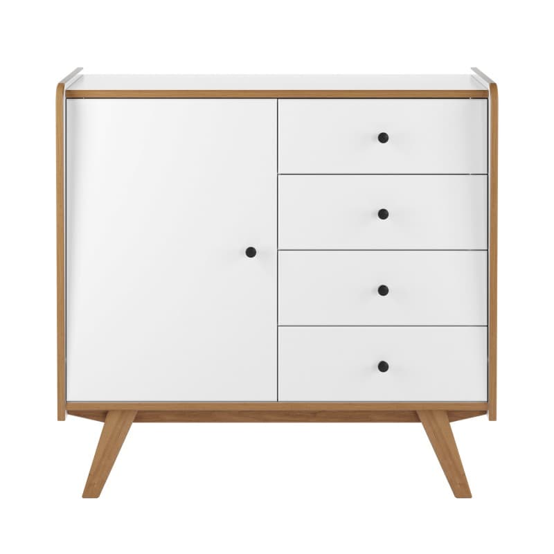 Тумба 1 дверь 4 ящика Винтаж 30014