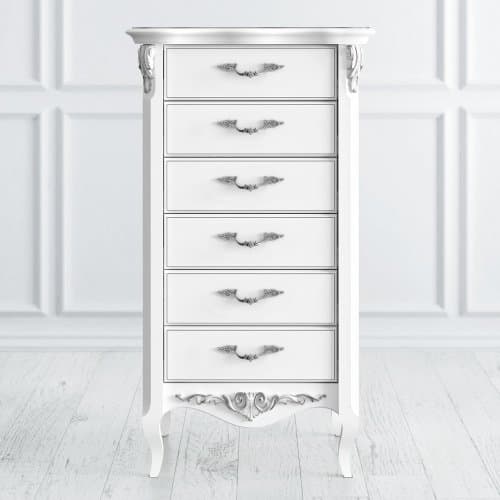 Комод высокий Silvery Rome S108-K00-S