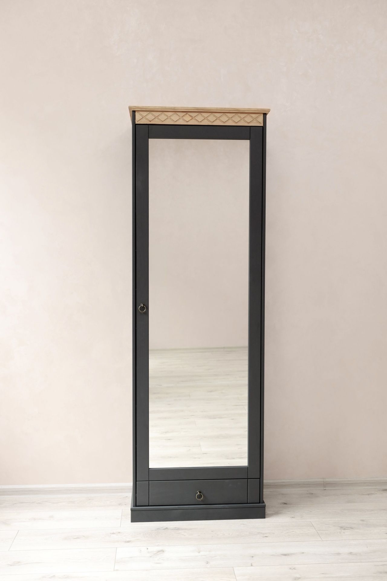 Шкаф для обуви 101 SP Индра Серый/антик