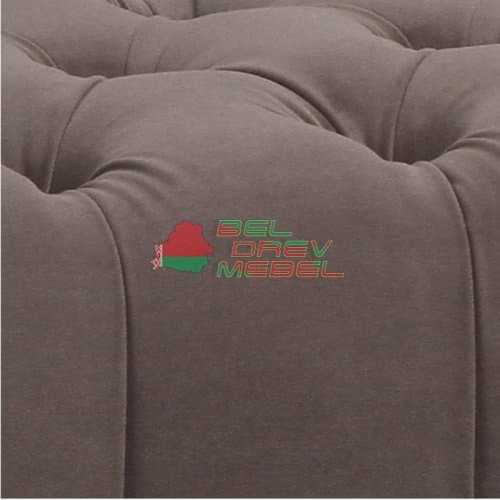 Кровать София с мягкой спинкой каретная стяжка 180Х200