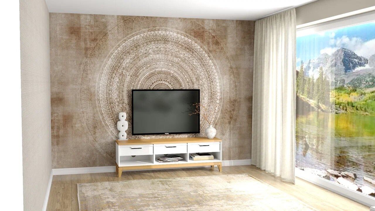 Тумба ТВ с полками 03 Гранада