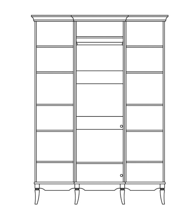 Шкаф для одежды Тельма ГМ 6553-10