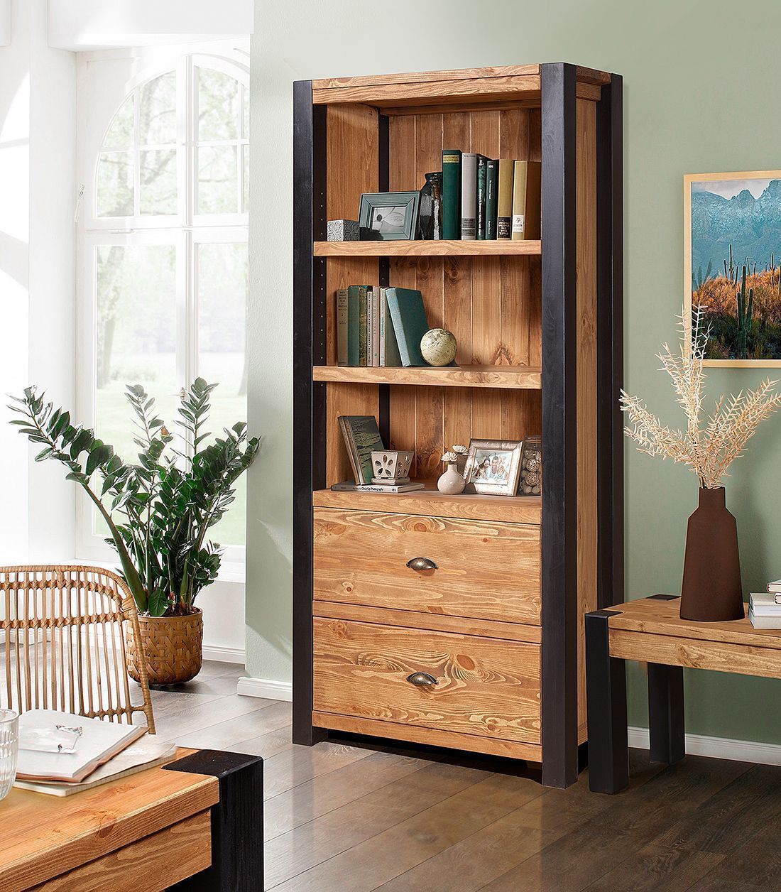 Шкаф-стеллаж MEXICA-COL2T