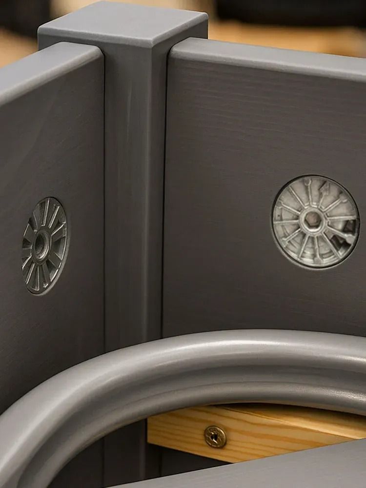 Кровать массив сосны двуспальная Пенни 1600х2000