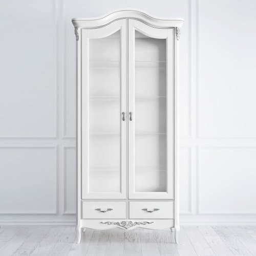 Сервант стеклянный Silvery Rome S181-K00-S