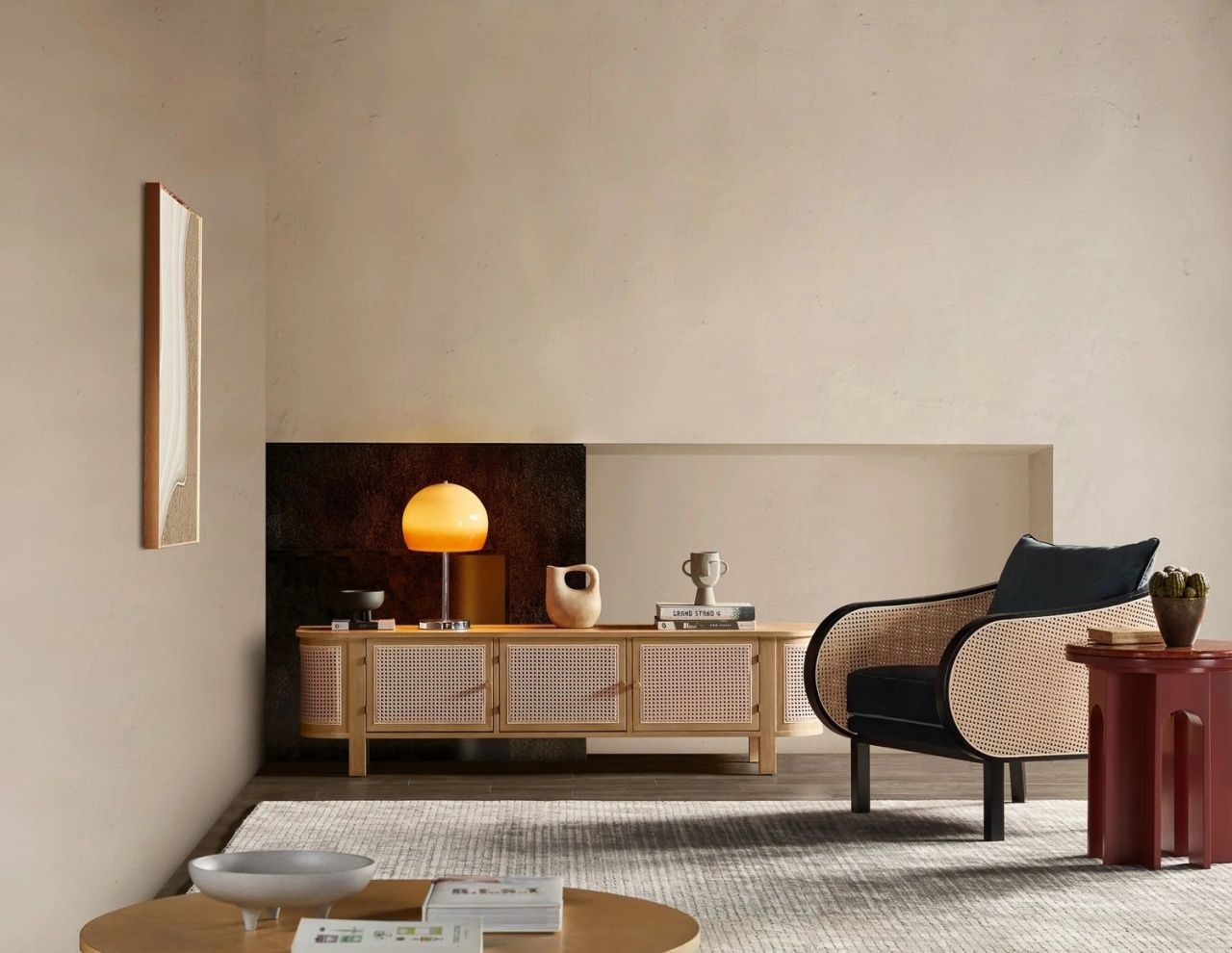 Тумба под ТВ Жаде 3 двери NH2358