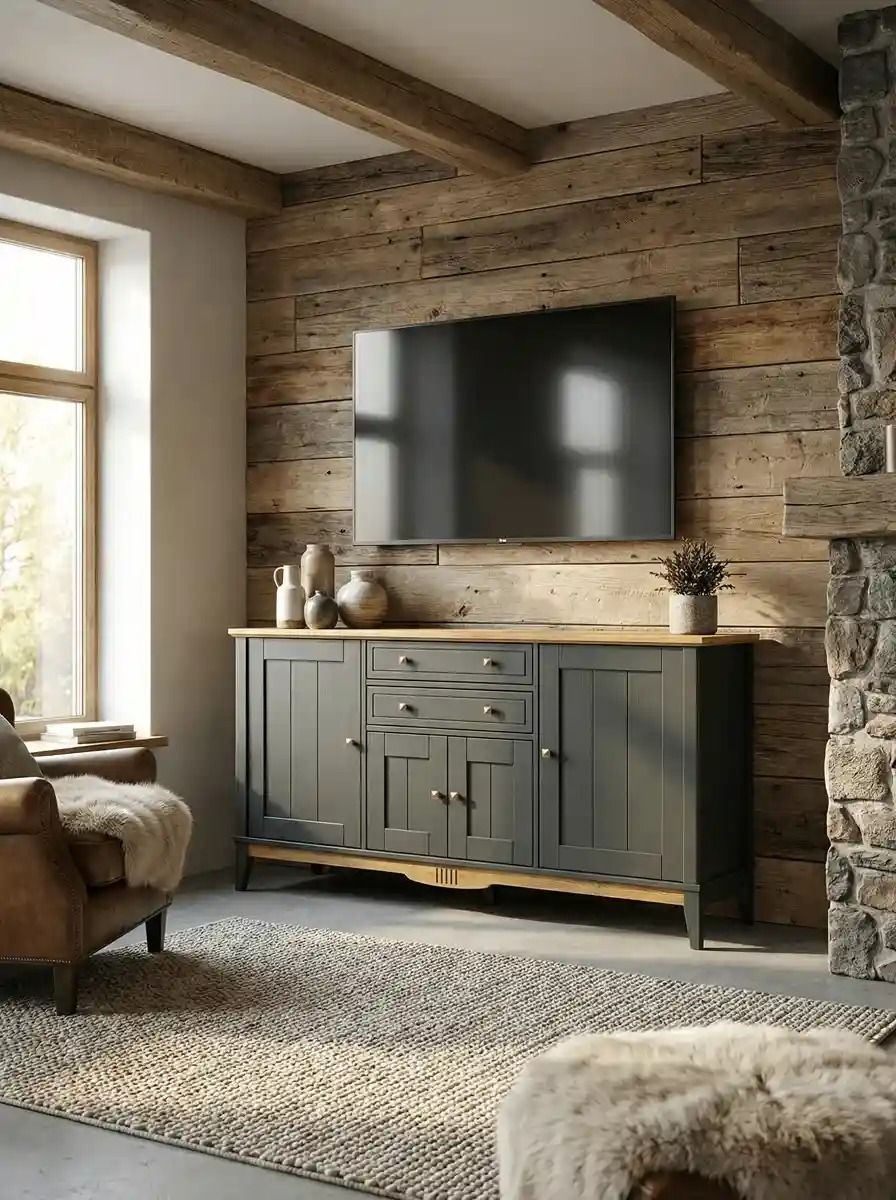 Тумба с двумя ящиками 4 двери 222 Пенни