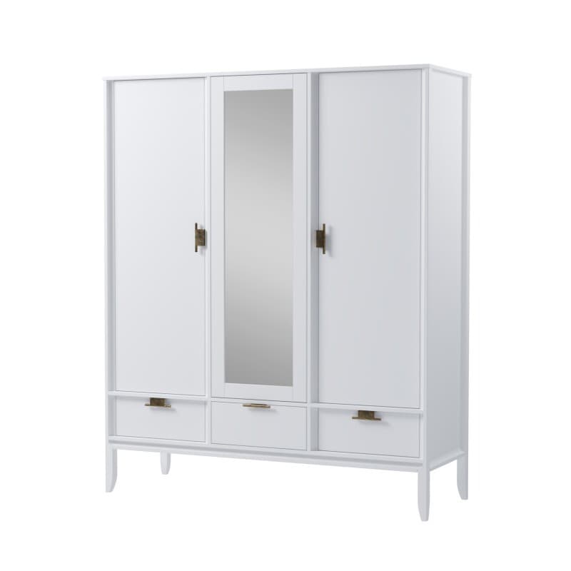 Шкаф 3х дверный с зеркалом Бридж