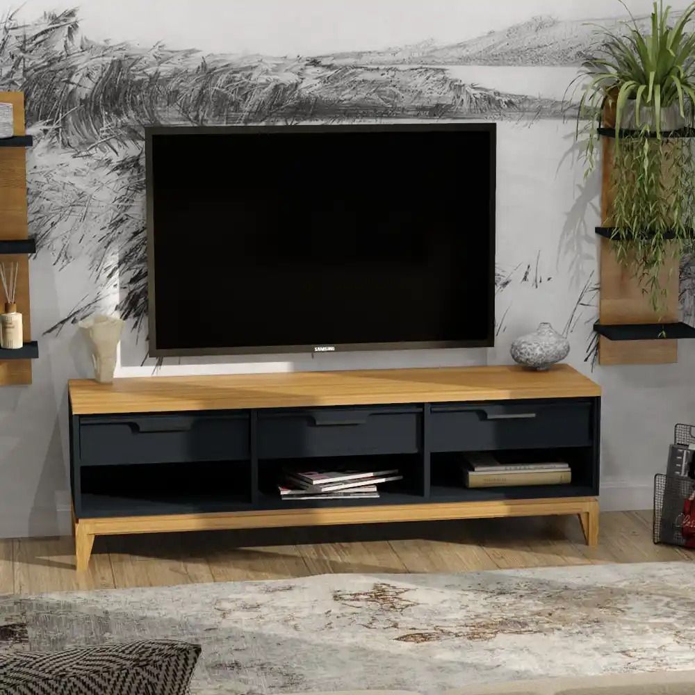 Тумба ТВ с полками 03 Гранада