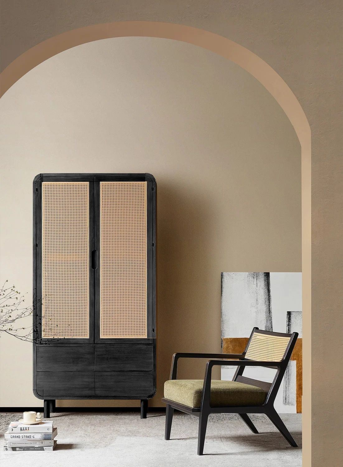 Шкаф 2-х дверный Жаде NH2325TN