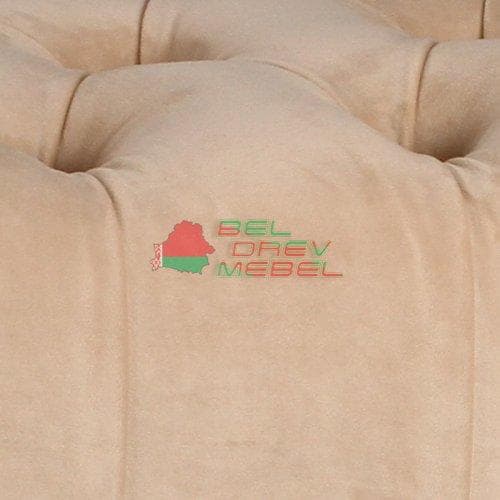 Кровать София с мягкой спинкой каретная стяжка 180Х200