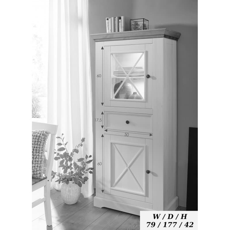 Шкаф Форест низкий (2 двери, 1 ящик) 47111