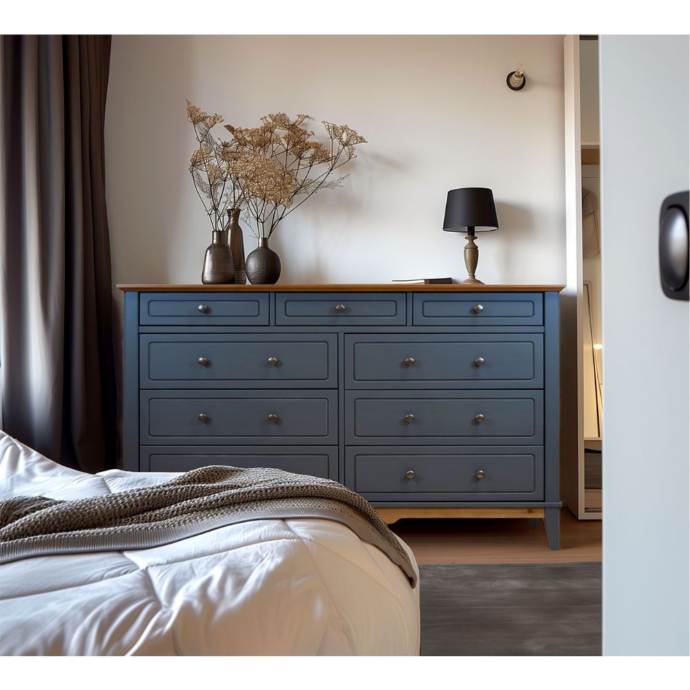 Комод с 9 ящиками деревянный 036 Пенни