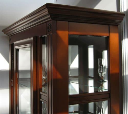 Шкаф с витриной Полонез ММ-174-01 (левый)