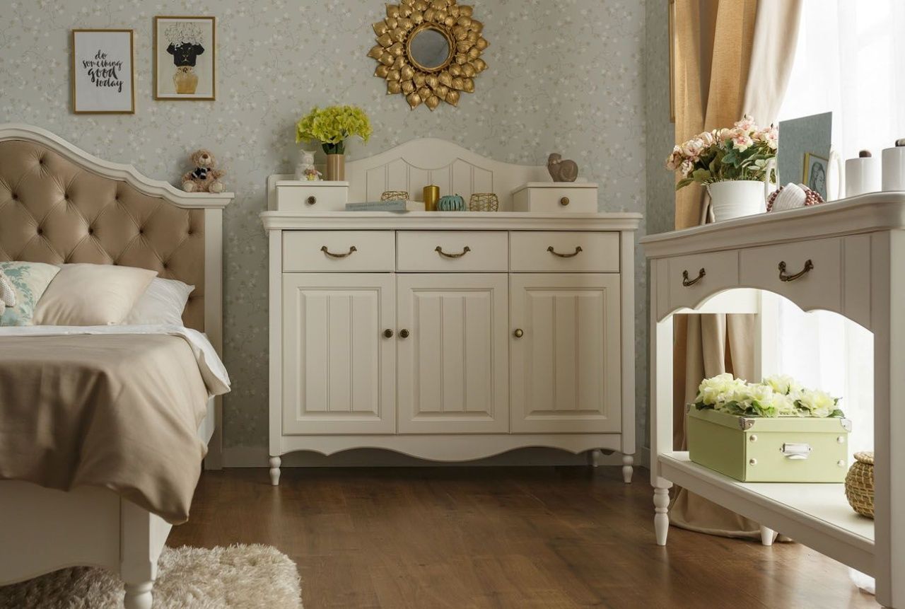 Комод Айно №15 (3 ящика 3 двери, надстройка) Комод Айно №15 (3 ящика 3 двери, надстройка)