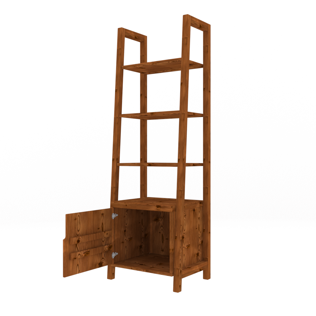 Стеллаж Доната 7 с дверцей