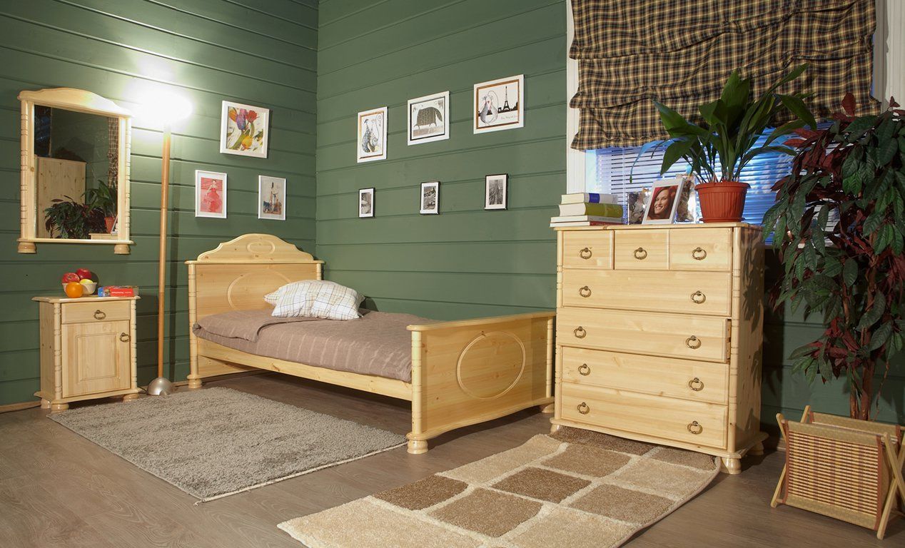 Кровать Айно (односпальная 90x190/200)