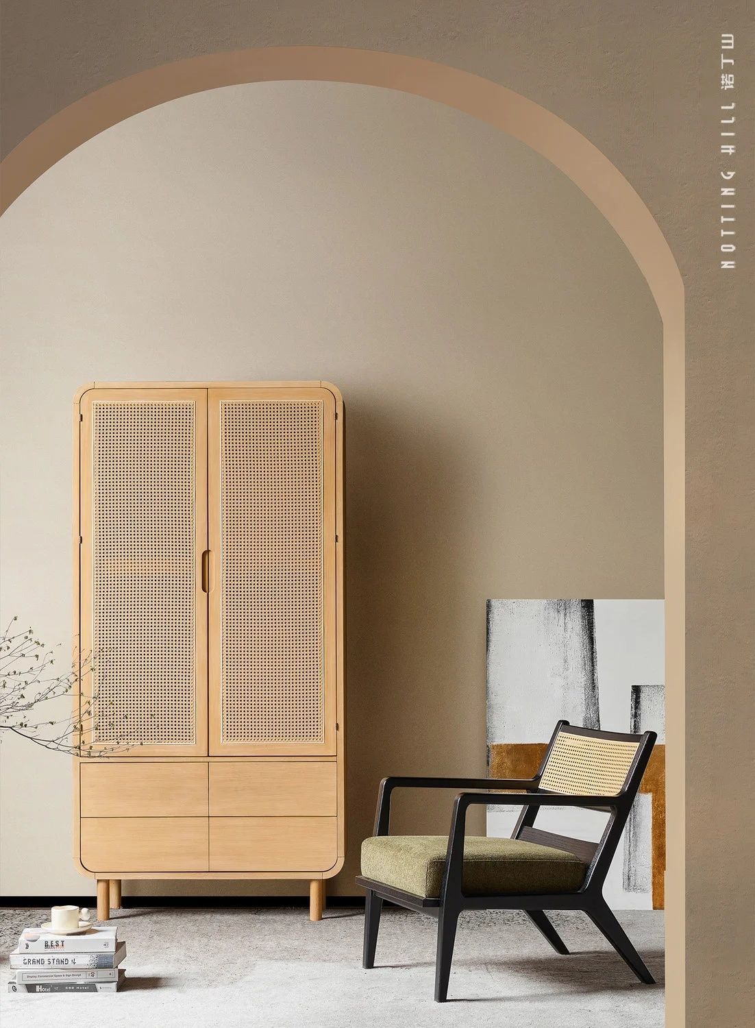 Шкаф 2-х дверный Жаде NH2325T