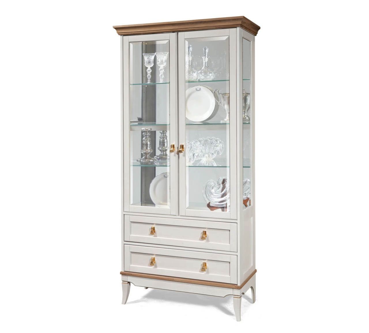 Шкаф с витриной Тельма ГМ 6507