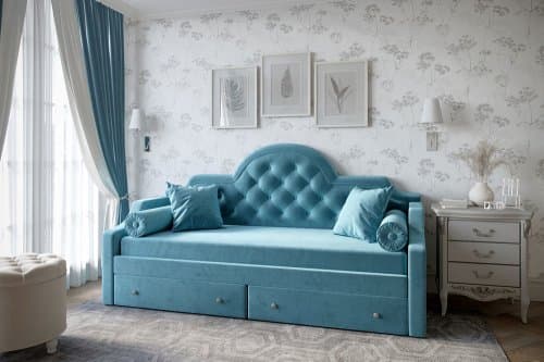 Прикроватная тумба Silvery Rome S117-K00-S