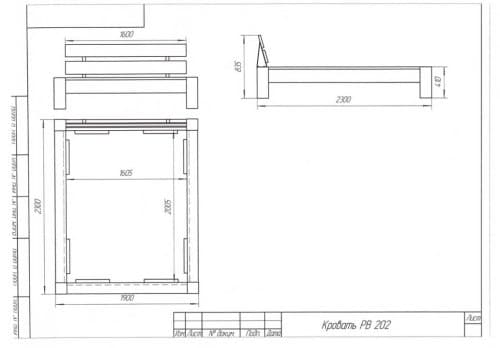Кровать Riva (160) 2-спальная