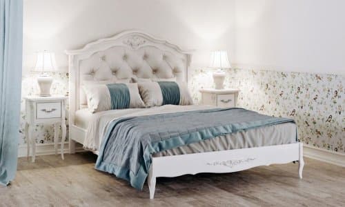 Кровать Silvery Rome S316-K00-S-B07