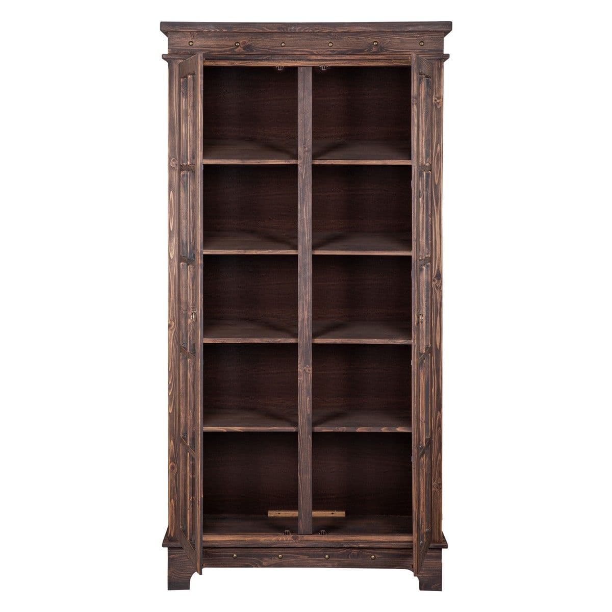 Шкаф-витрина из сосны Шале 2