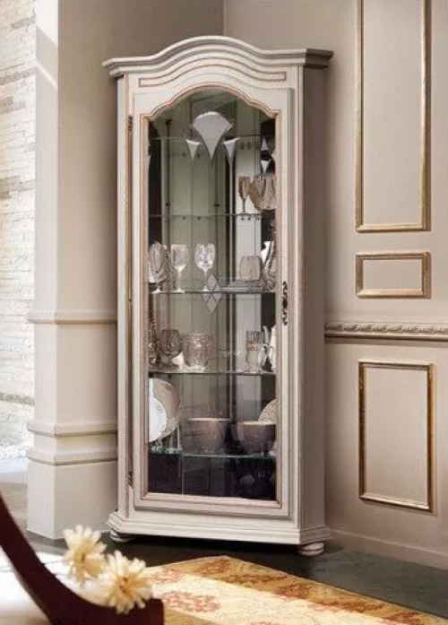 Шкаф с витриной Давиль ММ-126-50(П)