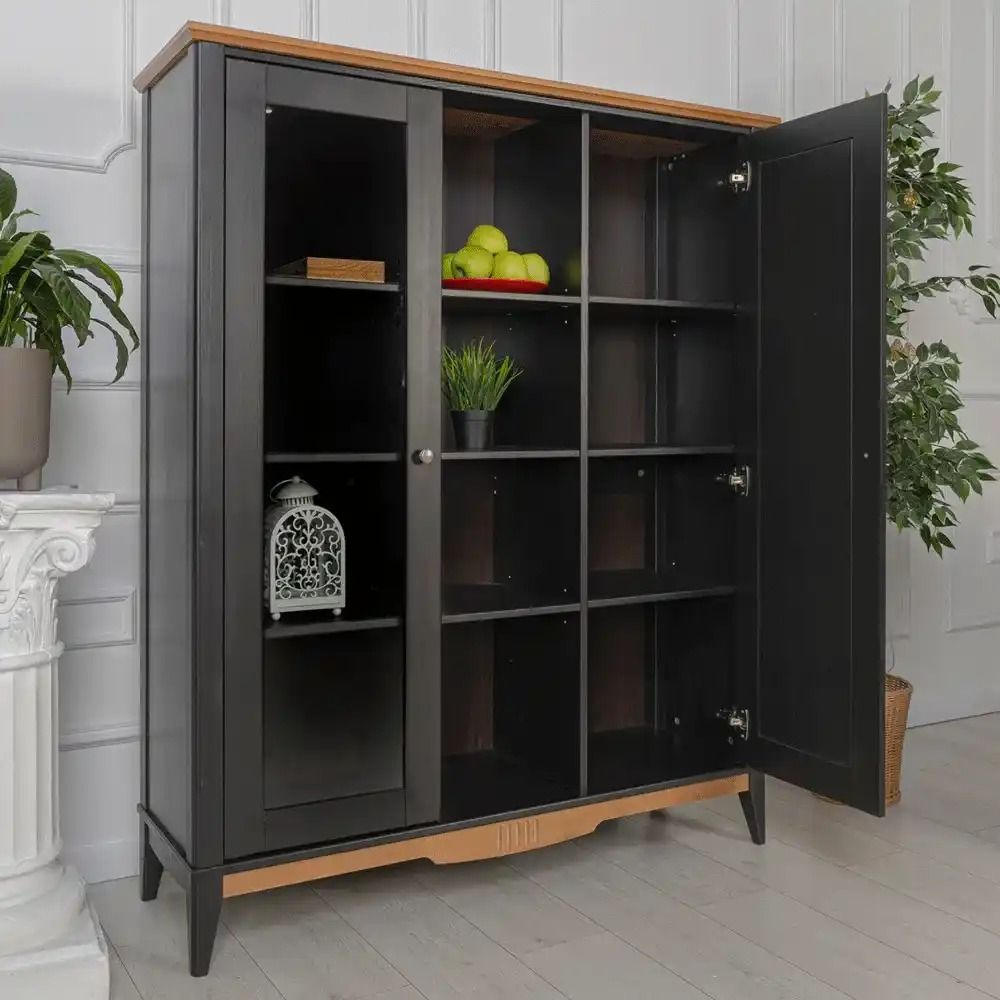 Шкаф для посуды трехсекционный 2 двери 101 Пенни