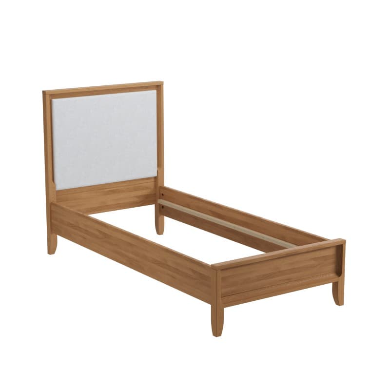 Кровать односпальная 90х200 Бридж с мягким изголовьем