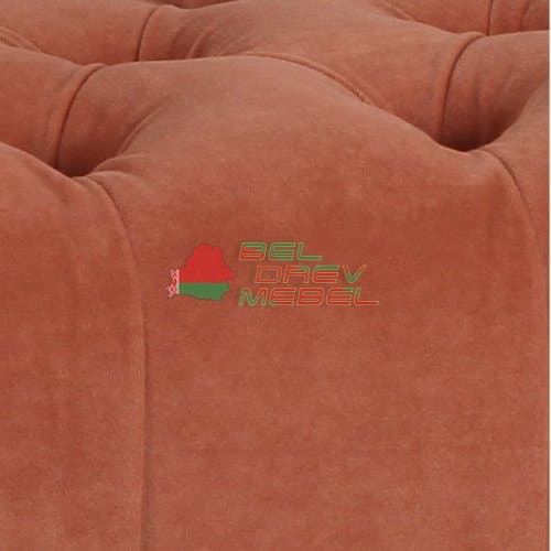 Кровать София с мягкой спинкой каретная стяжка 180Х200