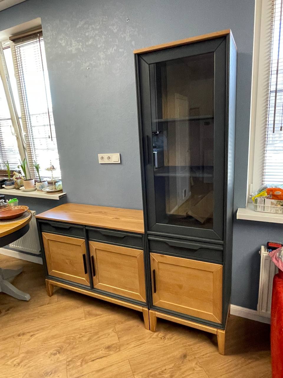 Шкаф с одним ящиком для посуды узкий 111 Гранада