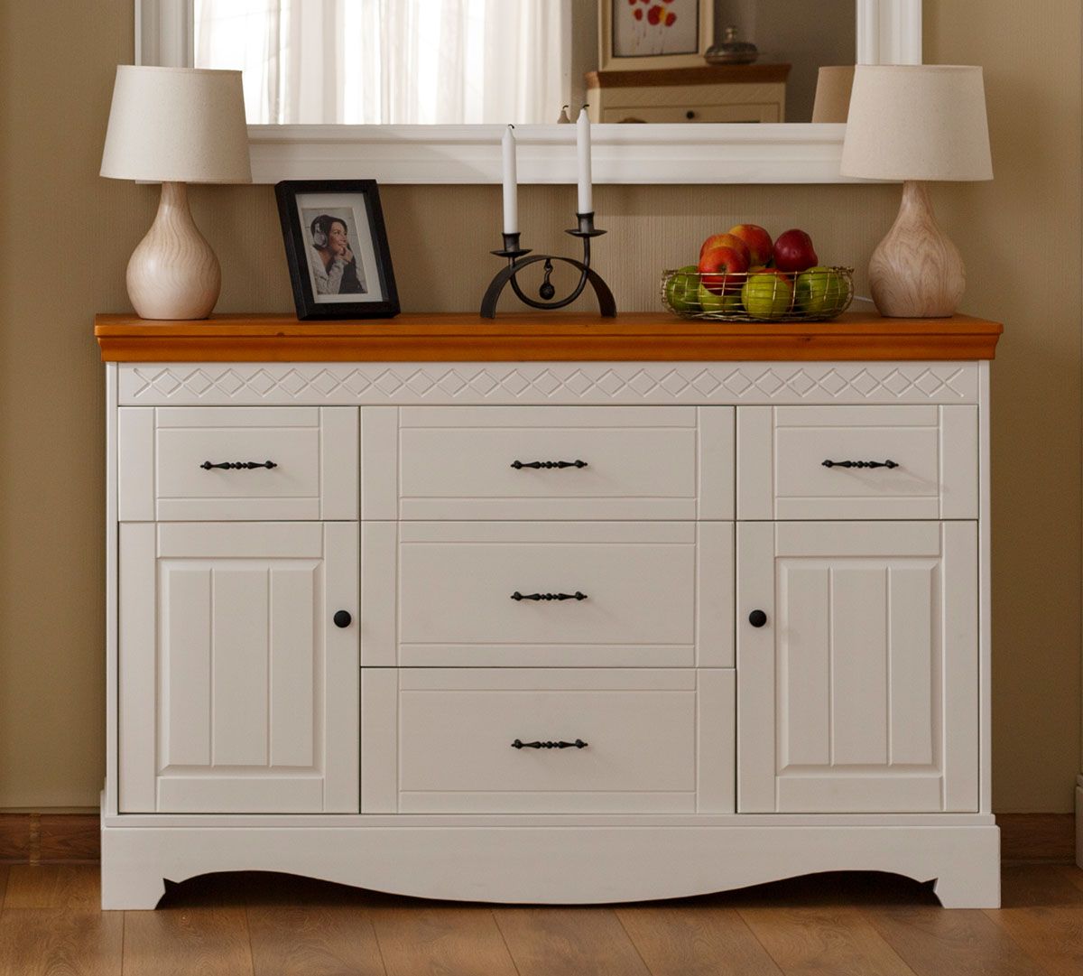 Комод Дания №7 (5 ящиков, 2 двери)