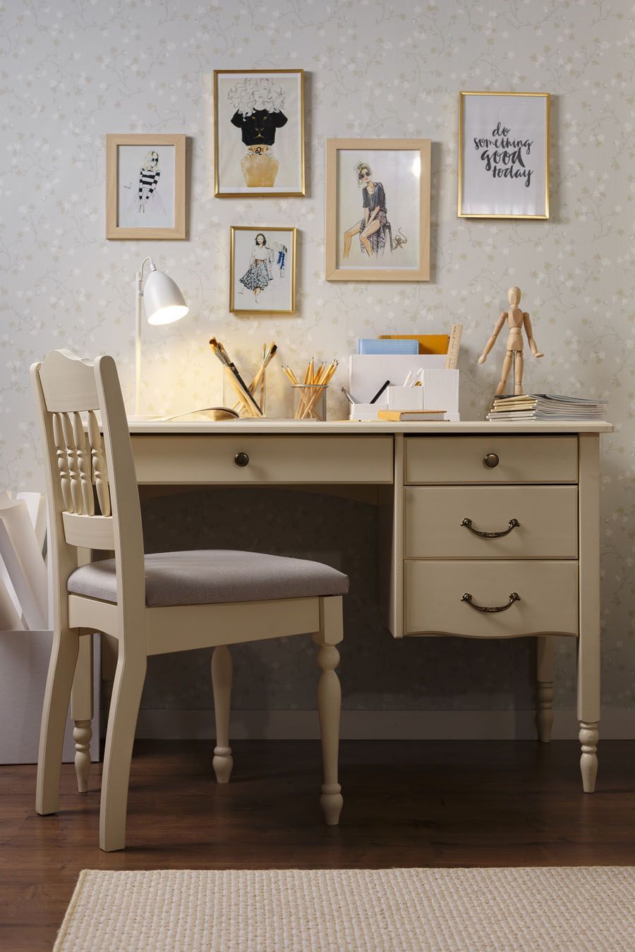 Стол письменный Айно №8 (4 ящика)