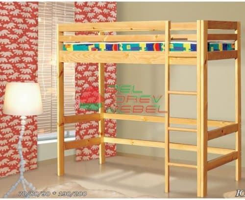 Верхнеярусная кровать-чердак Юнга